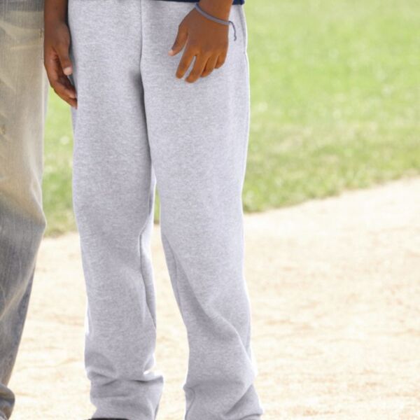 Youth Powerblend® Open-Bottom Sweatpants with Pockets Thumbnail