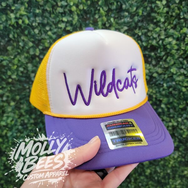 Embroidered Trucker Hat Wildcats Thumbnail