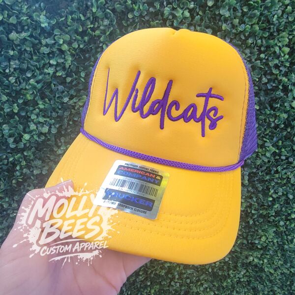 Embroidered Trucker Hat Wildcats Thumbnail