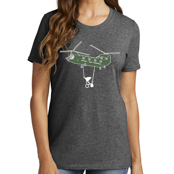 Women's Core Cotton Tee- Green Chinook Thumbnail