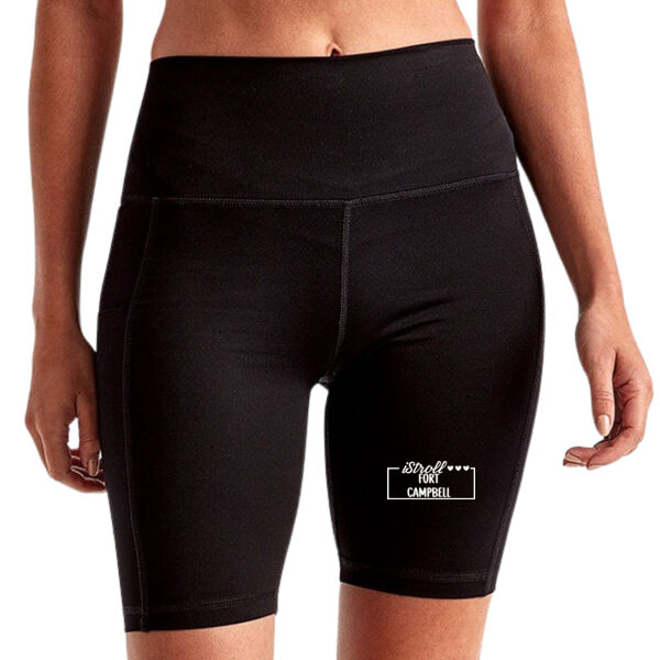iStroll FtC text-Compression Shorts TD046 - Women's Performance Compression Shorts Thumbnail