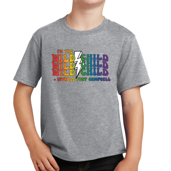 Wild Child- Youth Fan Favorite Tee PC450Y - Youth Fan Favorite Tee Thumbnail